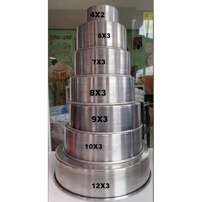 Round Pan Baking pan Makapal 4x3 5x3 6x3 7x3 8x3 9x3 10x3