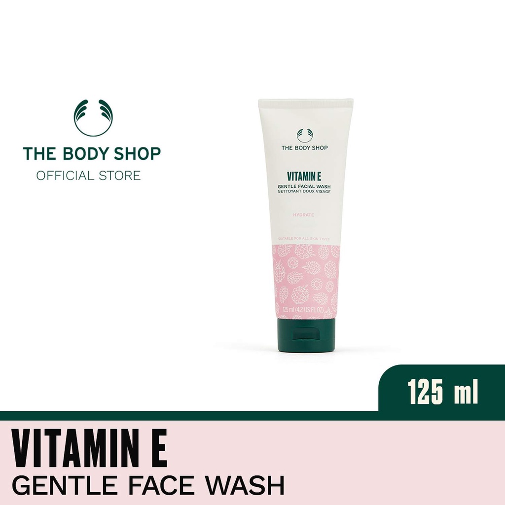 The Body Shop Vitamin E Gentle Face Wash 125ml Shopee Philippines