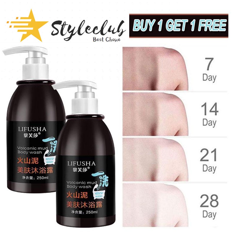 ⊙ Buy 1 Take 1 LIFUSHA Volcanic Mud Body Wash Shower Gel Deep