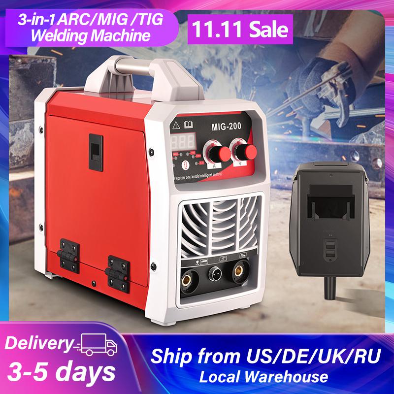 3-in-1 ARC MIG TIG Welding Machine Portable Digital MIG Welder IGBT MMA ...