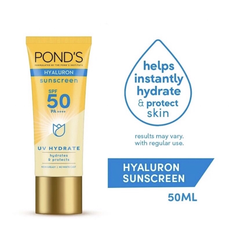 POND'S BRIGHT Sunscreen SPF 50+++ with Niacinamide for Brighter ...