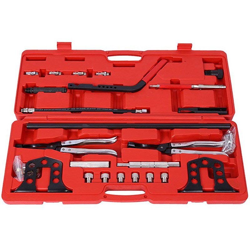 Car Engine Cylinder Head Valve Spring Compressor Kit Removable Free ...