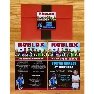 Roblox birthday invite,  in 2023