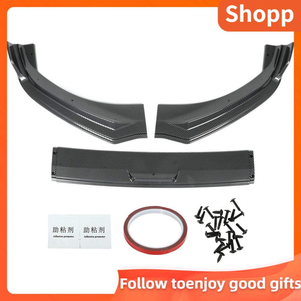 Shopp Lower Bumper Spoiler Carbon Fiber Style Aerodynamic Design ...