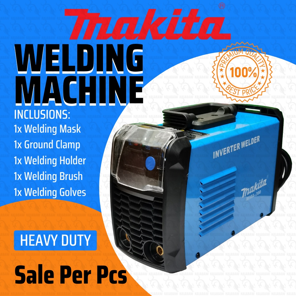 1Set Makita Inverter Welding Machine MMA300A Portable Welding Machine
