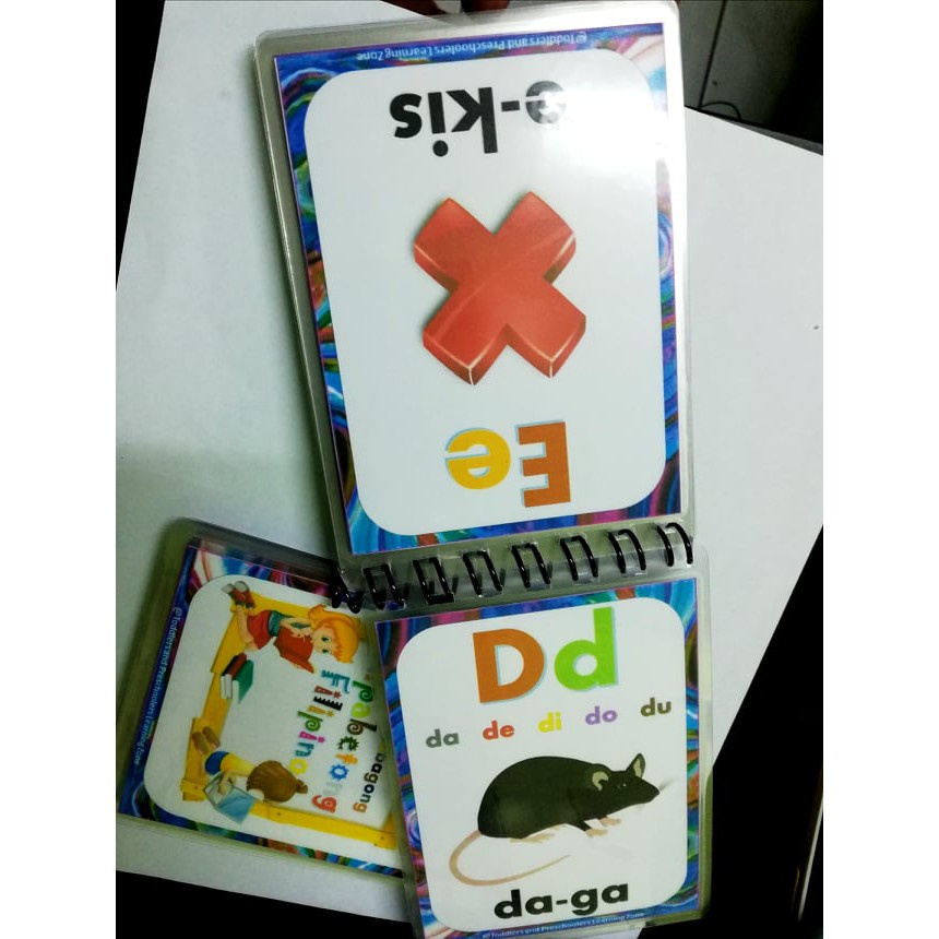 Modern Filipino Alphabet ABAKADA English Alphabet Flashcards Size A6 (1 ...