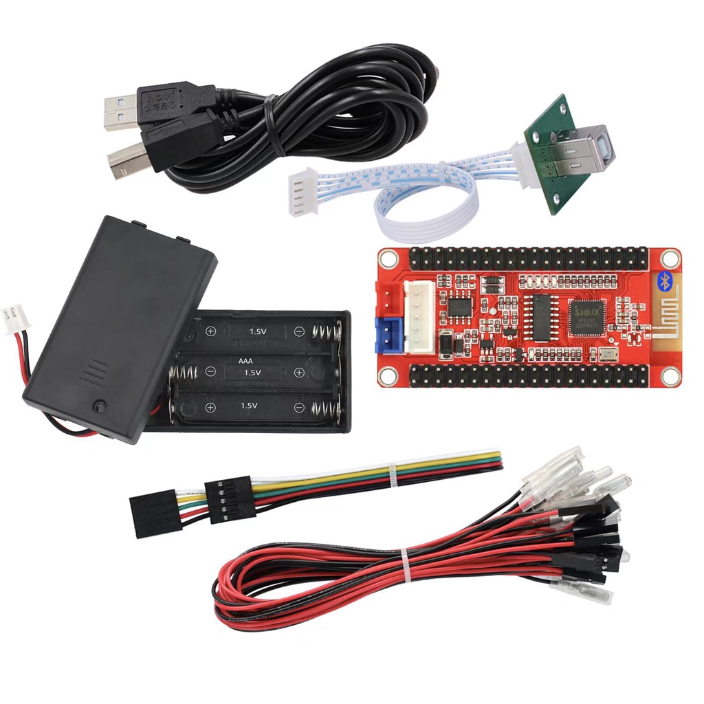 2.4G Bluetooth wireless encoder USB Arcade Zero Delay Joystick Encoder ...