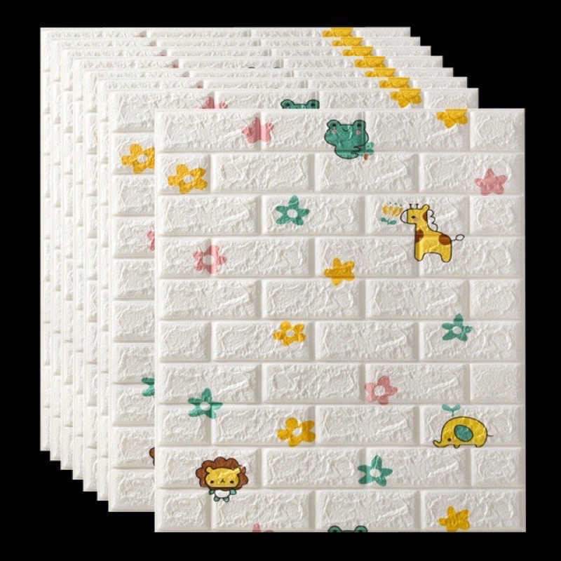 Wallpaper Big Size DIY 70cm*77cm Self Adhesive Waterproof 3D animal