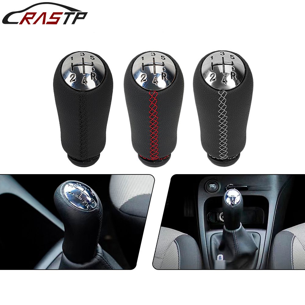 Car 5 Speed Gear Shift Knob Stick Head Gearbox Shifter Lever HandBall ...