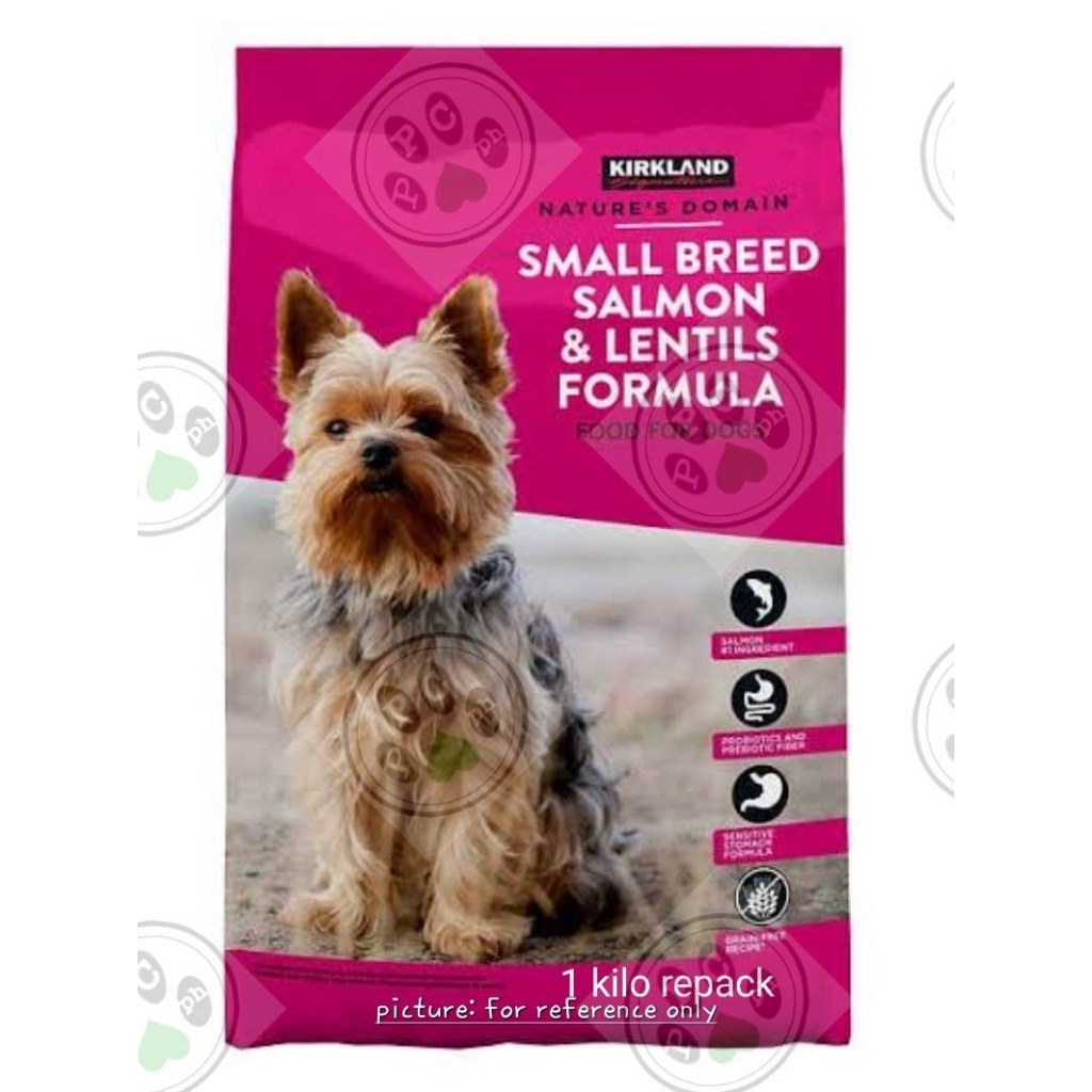 Kirkland Nature's Domain Dog Food Small Breed Salmon and Lentil 1kg Rpk