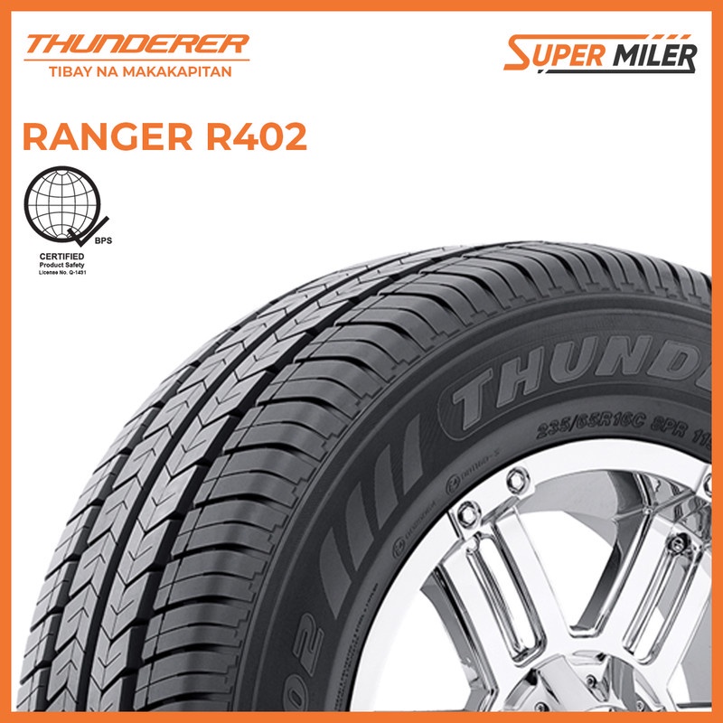 2pcs THUNDERER 215/65 R16 RANGER R402 Car Tires | Shopee Philippines