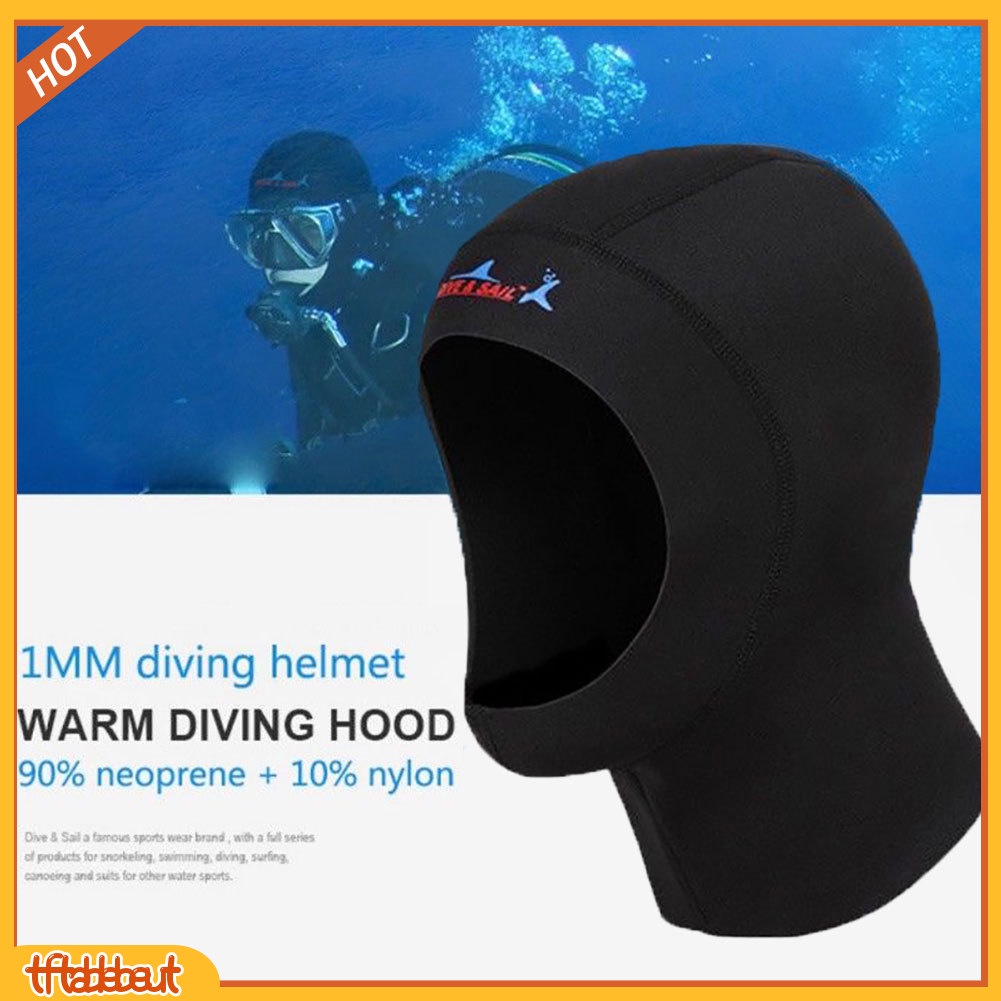 SURF GRIP『Stress-Free Series 1mm HOOD』S Wetsuit Hood 1mm Neoprene Diving Hood - Unisex Swim Cap For