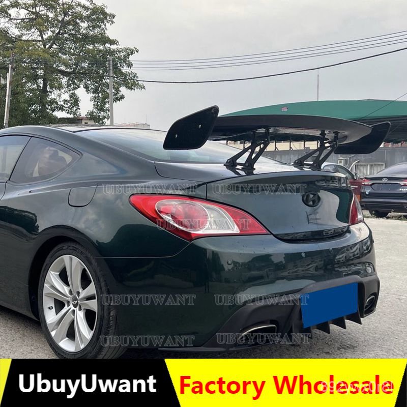 Universal Car-Styling Carbon Fiber Pattern Rear Spoiler GT Wing For ...