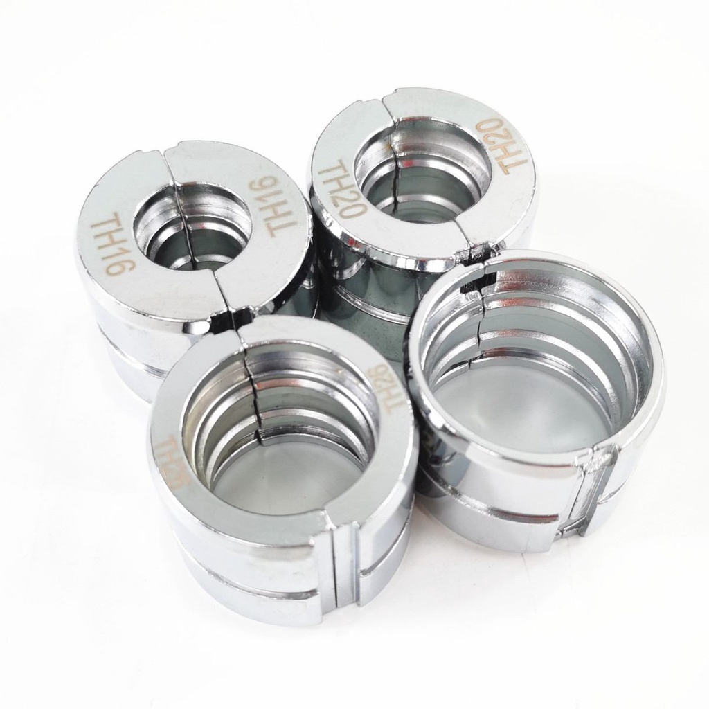 4 Pair TH Mould 16, 20, 26, 32mm Pipe Crimping Tool Jaws CW1632