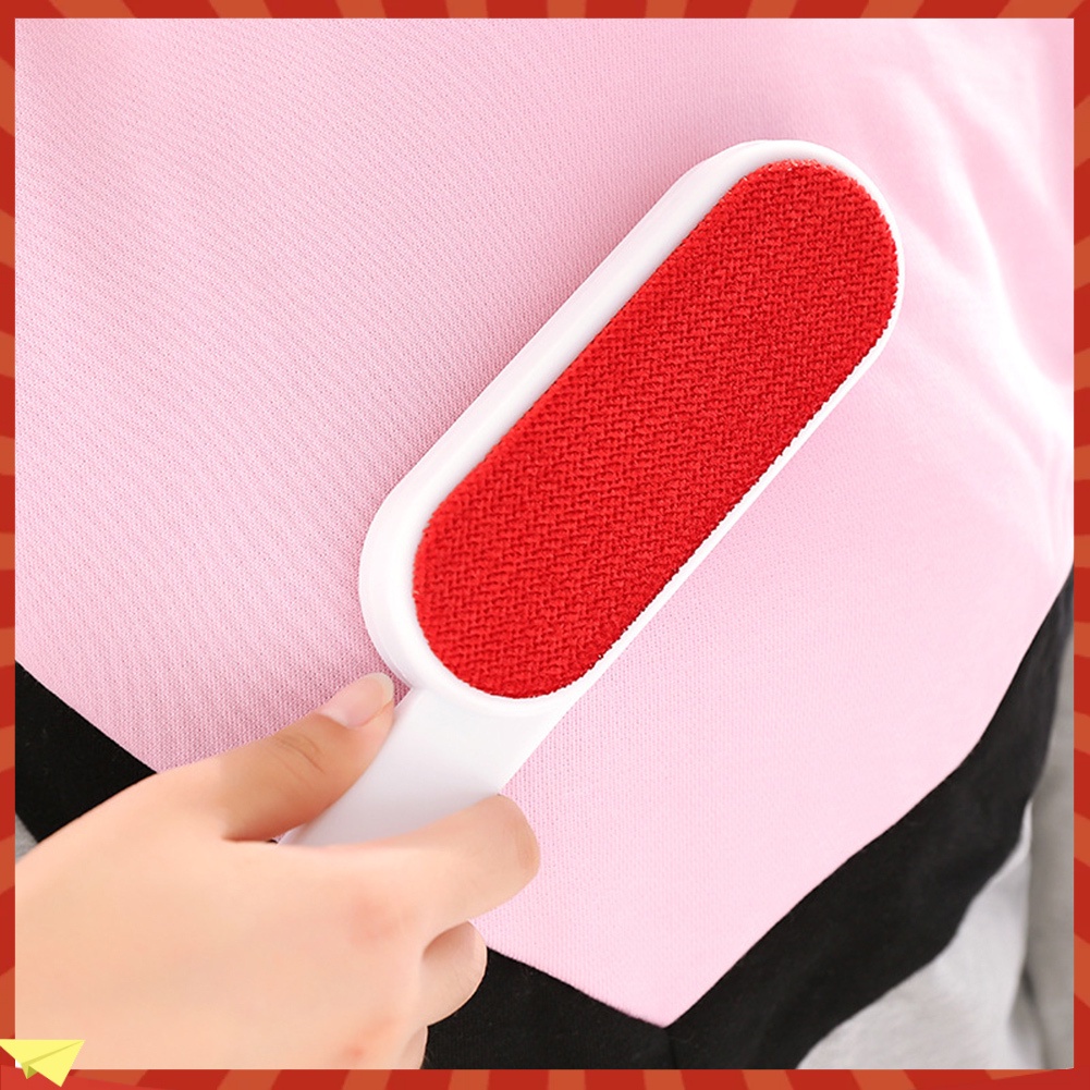 (Unitedjr) Double Sided Lint Remover Brush Pet Hair Clothes Coat Dust