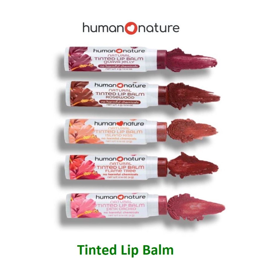 Human Nature Tinted Lip Balm 4g 100 Natural Moisturizes Cools And Protects Lips Shopee 9277
