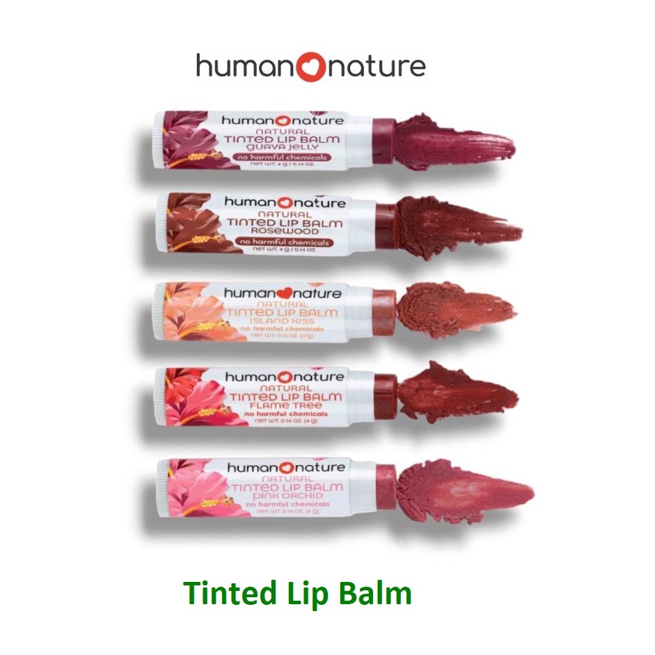 Human Nature Tinted Lip Balm 4g 100 Natural (Moisturizes, Cools
