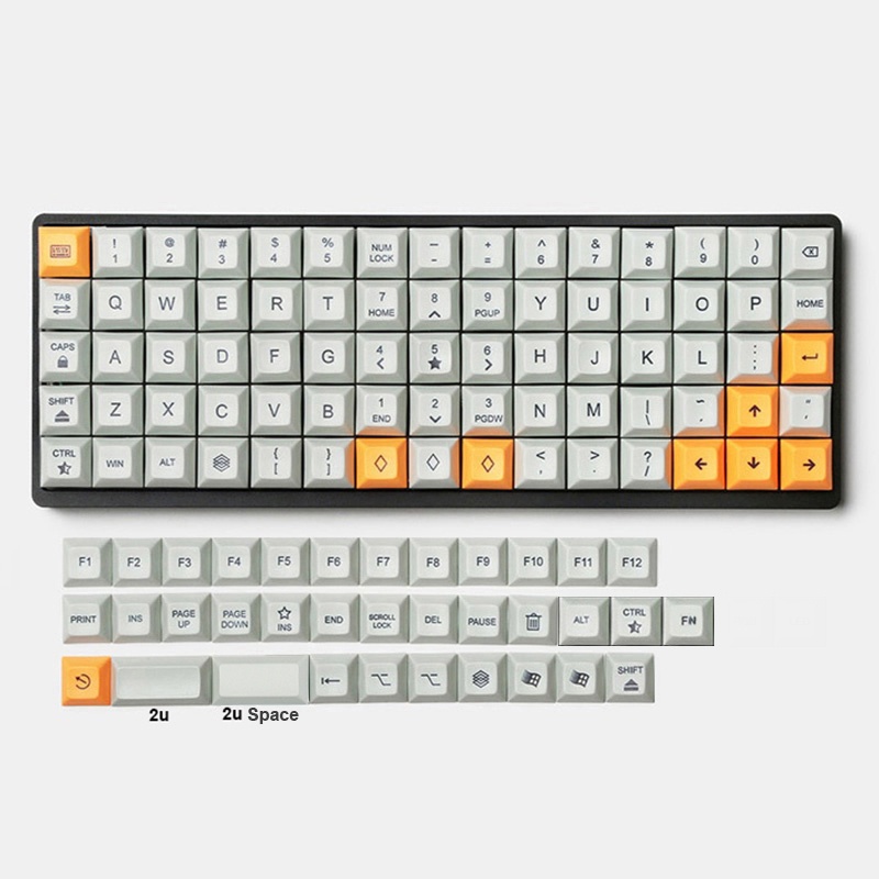 Keycaps ∈ DSA for Planck Niu40 XD75 RGB75 Ortholinear Keyboards for ...