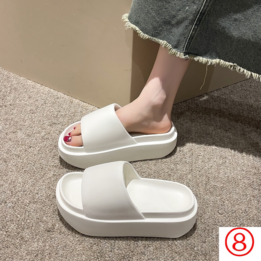 Influencer ins Hot selling Wedge Heel Thick soled Slippers Women s