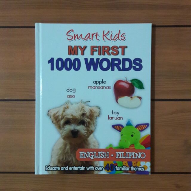 Smart Kids My First 1000 Words (English/Filipino) | Shopee Philippines