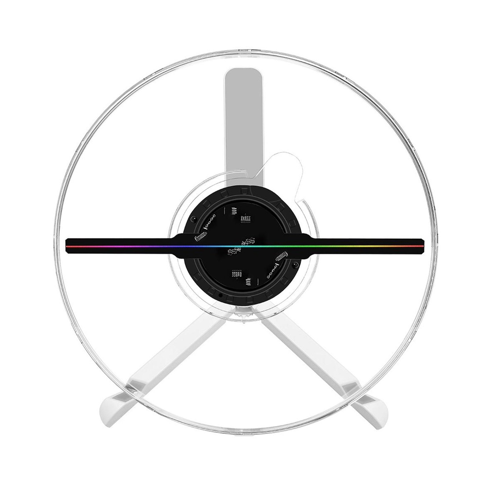 Desktop 3D Holographic Projector Fan 32CM Wifi Remote Led Logo ...