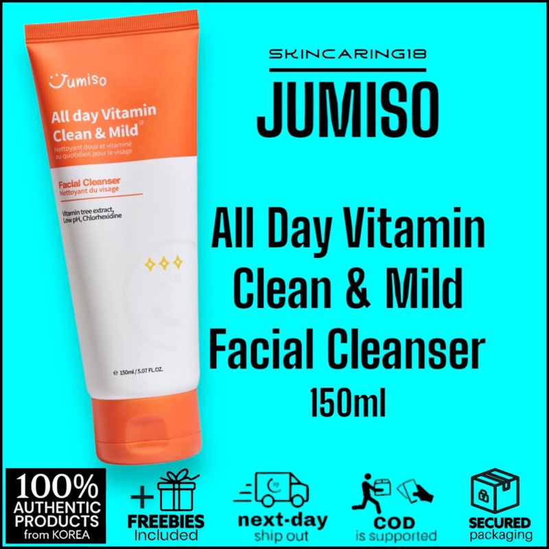 ☈JUMISO All day Vitamin Clean & Mild Facial Cleanser 150ml By ...