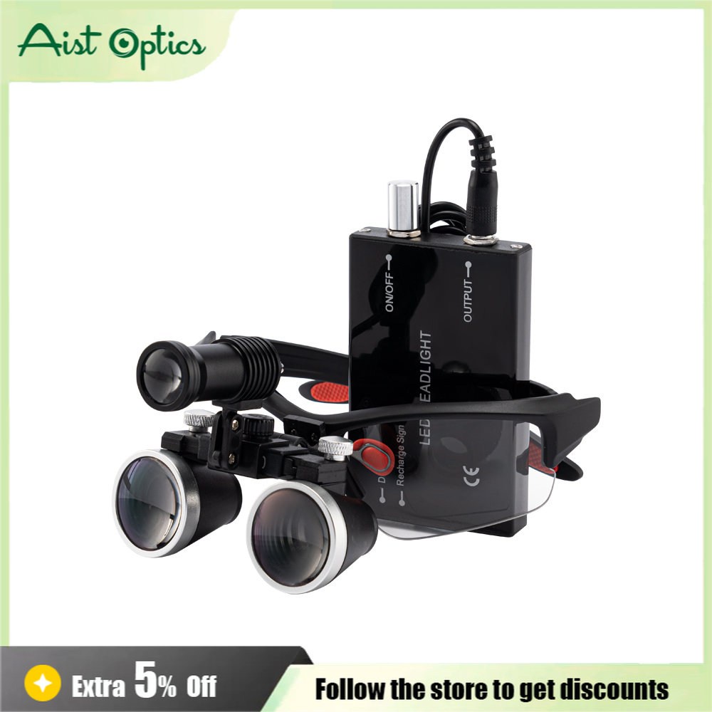 2.5X/3.5X Head Magnifier Dental Surgery High-definition Binocular ...