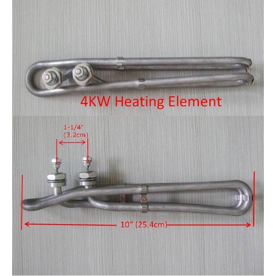 Balboa 4kw Heating Element Hot Tub Spa Heater Element Flo Thru 4kw 240v