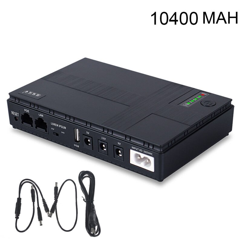 5V, 9V, 12V Uninterruptible Power Supply Mini UPS Battery Backup For ...