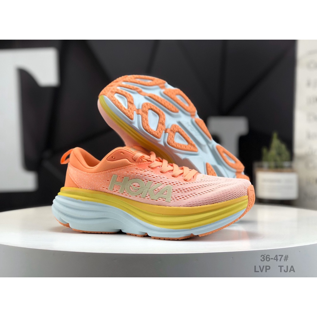 HOKA ONE ONE Bondi 8 Road Running shoes Light and soft mesh upper