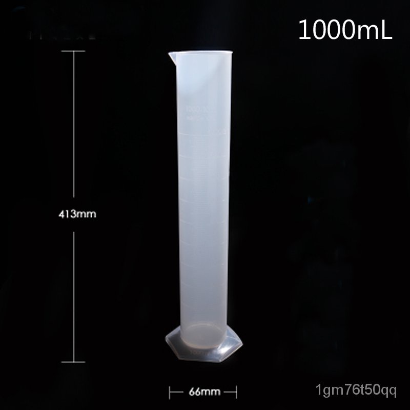 1000mL Food Grade Plastic Measuring Cylinder Thicked PP material