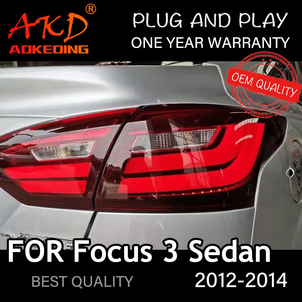 Tail Lamp For car Ford Focus Sedan 20122014 LED Tail Lights Fog Lights