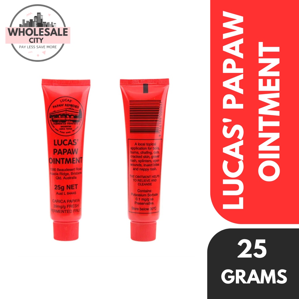 AUTHENTIC LUCAS' PAPAW OINTMENT 25G | Shopee Philippines