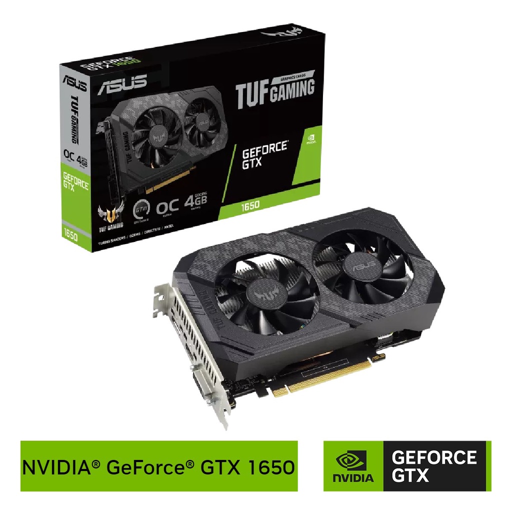 Asus TUF Gaming NVIDIA® GeForce® GTX 1650 V2 OC Edition 4GB GDDR6 ...