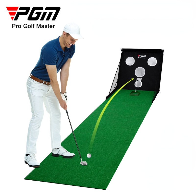 PGM 2 In 1 Portable Golf Practice Mat with Net Golf Training