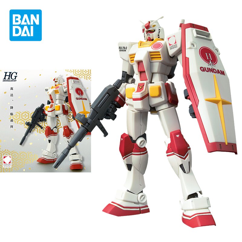 atlH Bandai Gundam Model Kit Anime Figure 1/144 PB HGUC RX782 Action