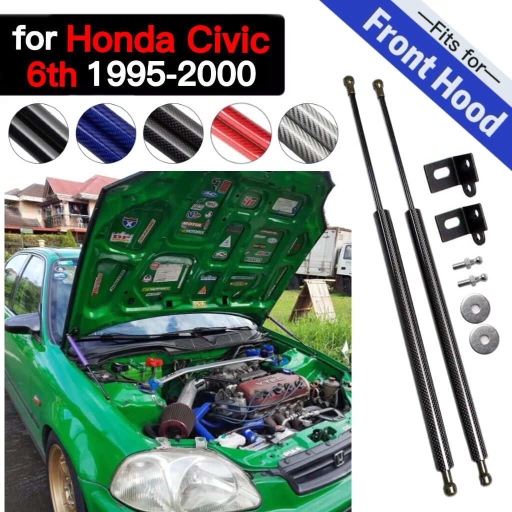 Hood Shock Struts for Honda Civic 6th EJ/EK/EM 1995-2000 Front Bonnet ...