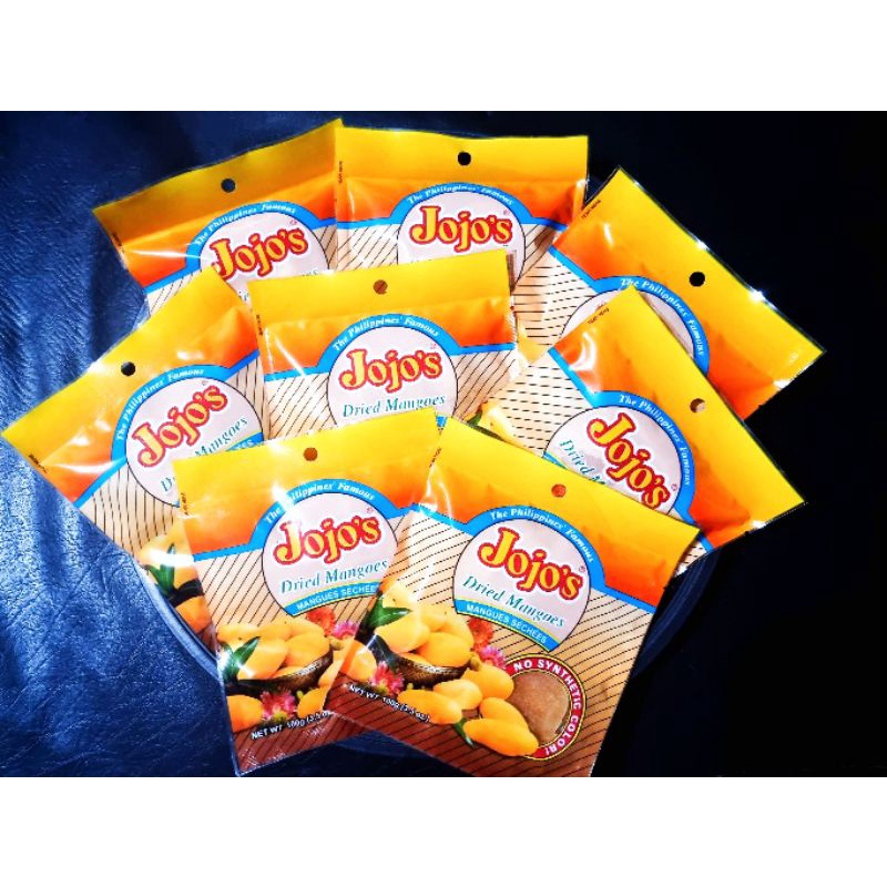 Jojo's Dried Mango No Synthetic Color Great for Pasalubong Abroad 50pks