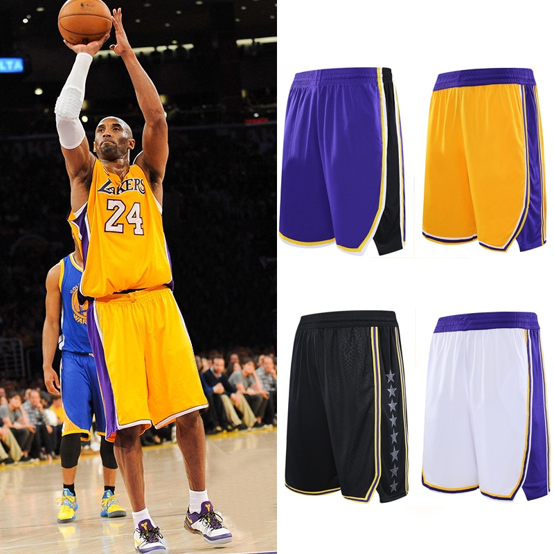 Lakers Shorts Men Loose Basketball Short Pants With Two Pockets Shopee Philippines