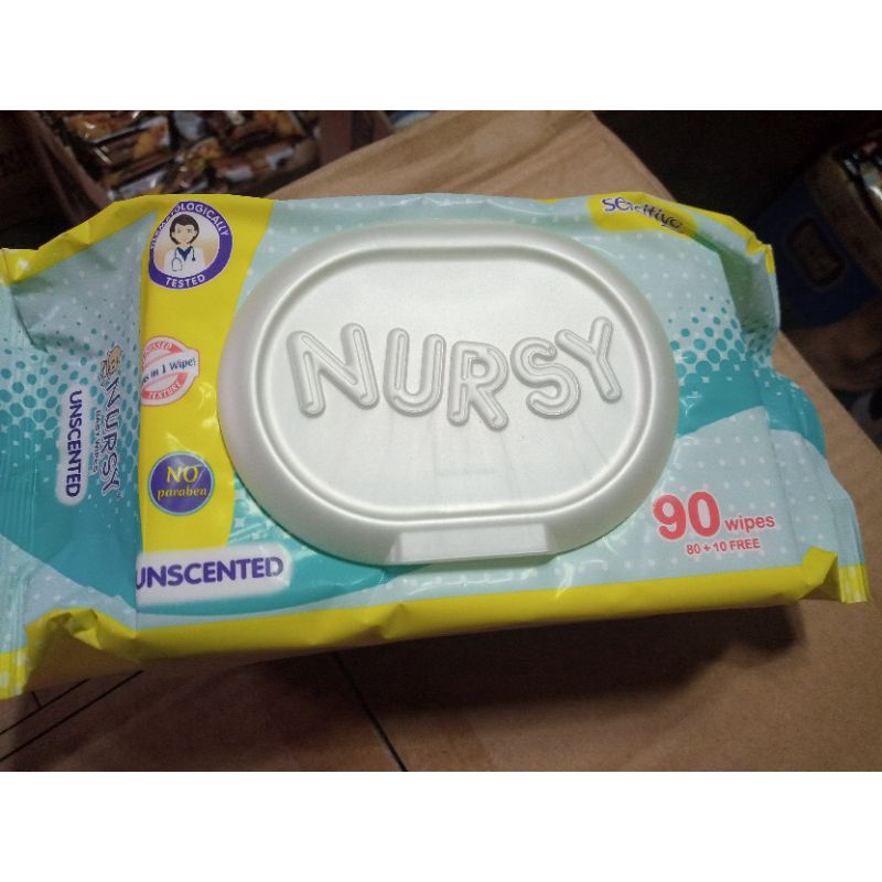 NURSY BABY WIPES 90WIPES NO PARABEN Shopee Philippines