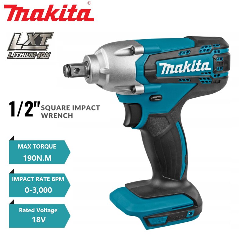 zfDo Makita 18V LXT LiIon Cordless Impact Wrench DTW190 190 Nm Torque