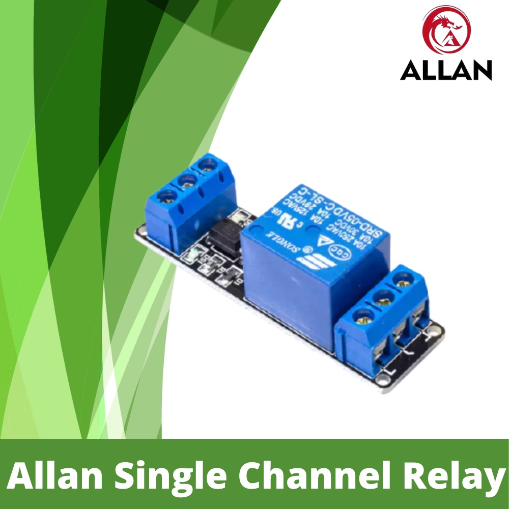 Allan Single Channel Relay 1 Channel Relay 1-Way Relay Module 1CH 5V L ...