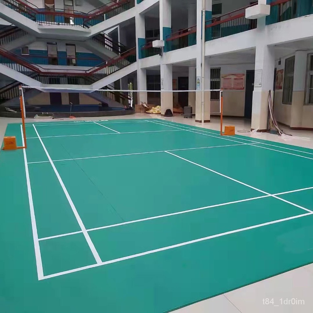 4.5mm Wholesale price badminton court mat with CE BWF ISO badminton