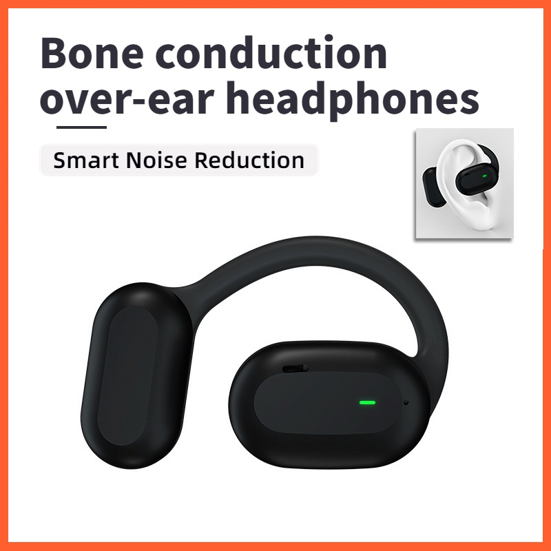 Air9 Single Earbud Bluetooth Headset Bone Conduction Not in the Ear  Headphones Game Sports Heavy Bass Noise Reduction earphone