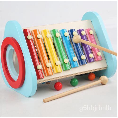 Children Wooden Early Education Musical Instruments Combination Wood ...