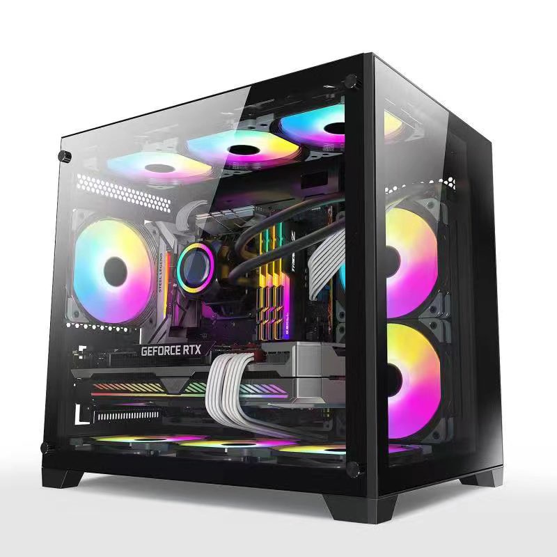 ๑kenlei New Coolman Robin Mini Mid Tower Case Gaming Case Only For Matx 