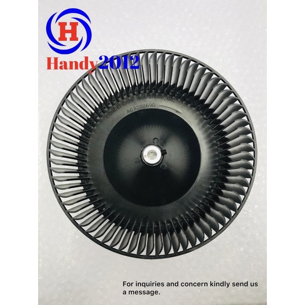 Blower wheel AC320069D/AC320055D for Carrier, Condura & Kelvinator