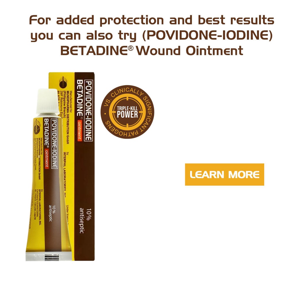 Betadine Wound Ointment 5g P8HE Shopee Philippines