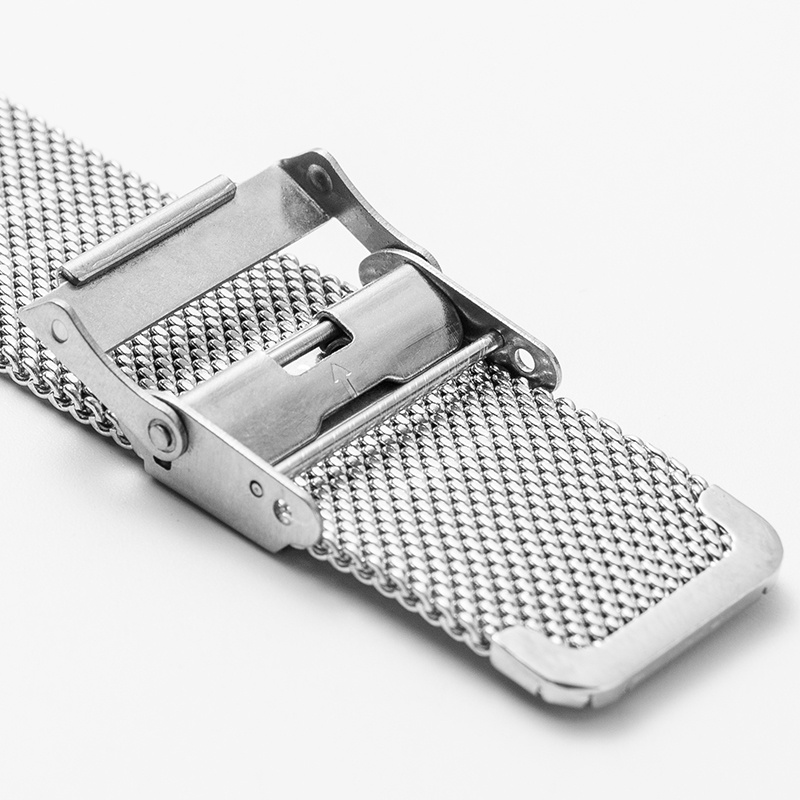 Ririqi ultrathin stainless steel metal braided mesh belt substitute dw