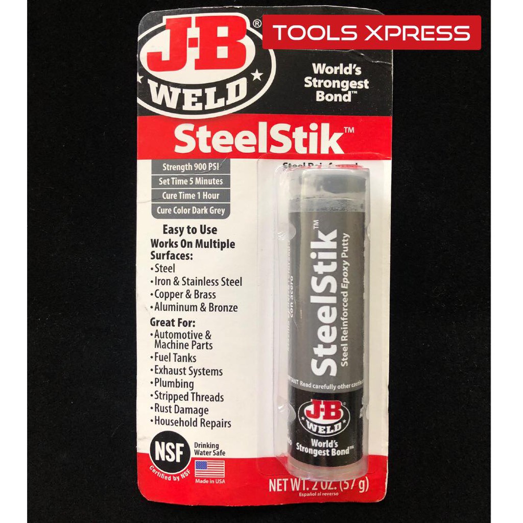 JB Weld Steel Reinforced Epoxy - 2oz | Shopee Philippines